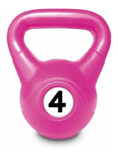 Pesa Rusa Kettlebel Pvc 4kg Gym Fitness Crossfit
