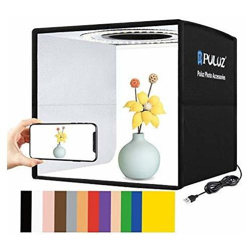 Caja De Fotos Plegable Kit De Estudio Portátil 12 Colores De