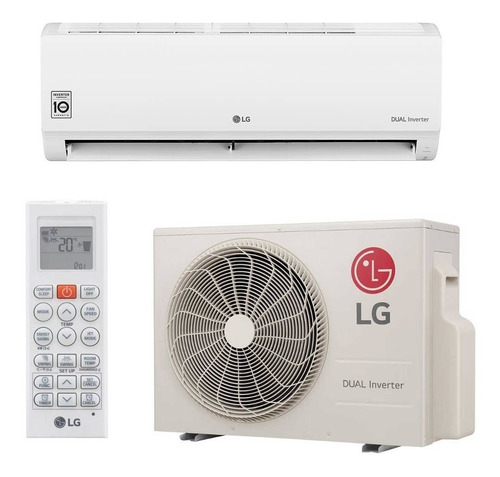 Ar Condicionado Split Inverter 9000 Btus LG Dual Inverter Frio 220v S4-q09wa5wb