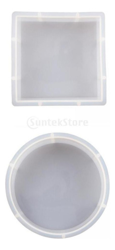 2 Uds Molde De Silicona Diy Molde De Fundición De Epoxi
