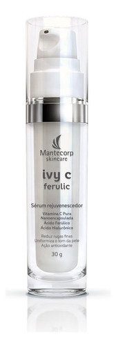Sérum Rejuvenescedor Facial Ivy C Ferulic 30g Mantecorp Momento de aplicação Dia/Noite Tipo de pele Todo tipo de pele