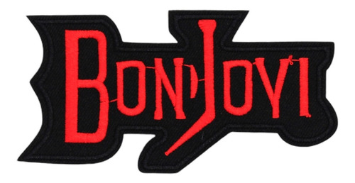 Parche Logo Bon Jovi - Banda De Rock- Adherible - Para Ropa