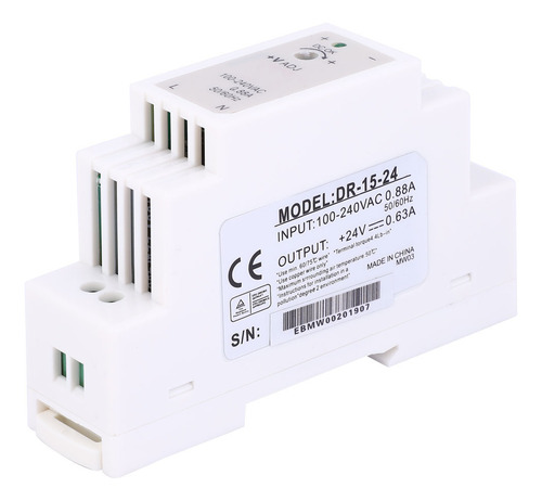 Fuente De Alimentación De Riel Din De 24 V Dr-15-24 Con Conm