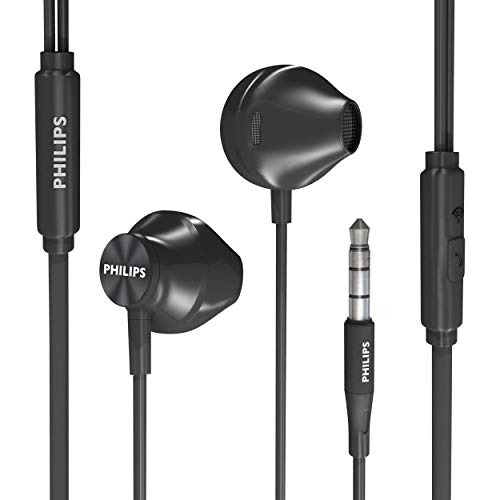 Auriculares Philips Wired, Ajuste Cómodo Y Micrófono