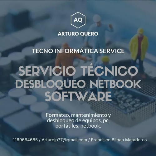 Imagen 5 de 7 de Servicio Técnico Pc Netbook , Desbloqueo, Formateo, Software