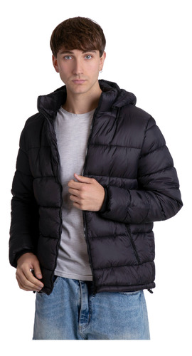 Campera Hombre Puffer Importada Forro Piel C.art. 4519