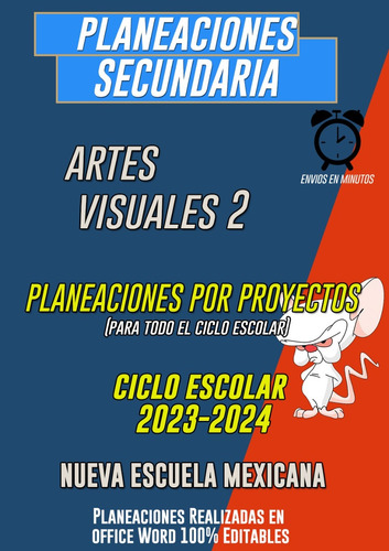 Planeación Artes Visuales 2 Por Proyectos Secundaria (Reacondicionado)