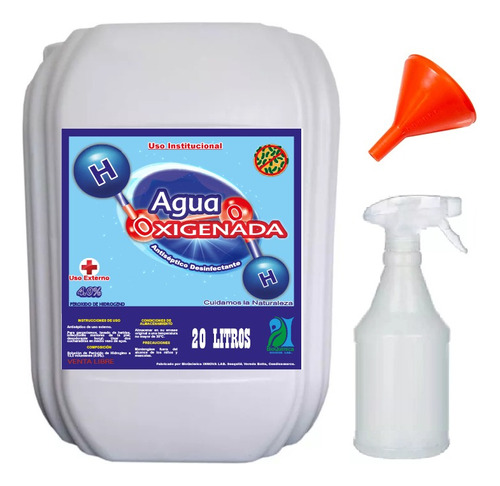 Agua Oxigenada 20 Litros - L a $6645