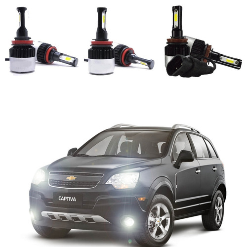 Lâmpada Ultra Led Chevrolet Captiva 2008/2014 H11 H9 H8 36w 