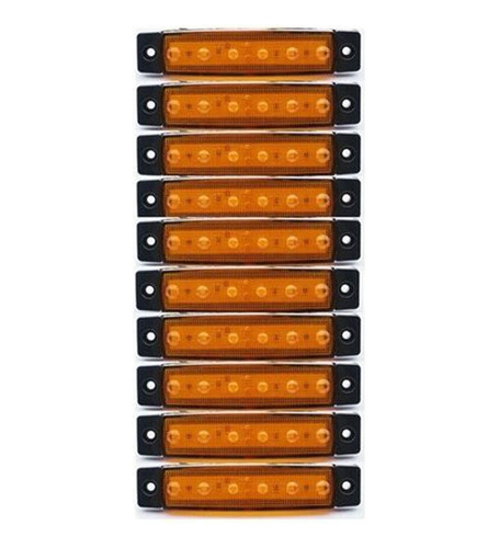 24v 6 Led Camión Remolque Lateral Marcador De Luz De Luz Lat