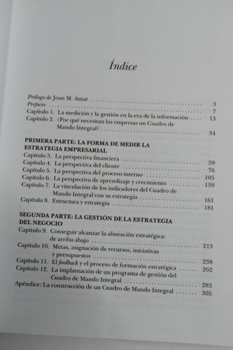 Cuadro De Mando Integral (the Balanced Scorecard) Roberc150 (Usado)