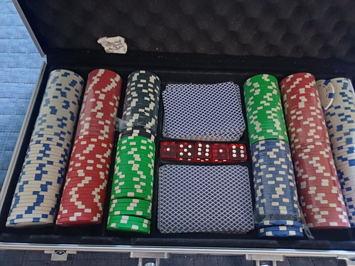 Maletin De Poker Profesional Set Con 300 Piezas