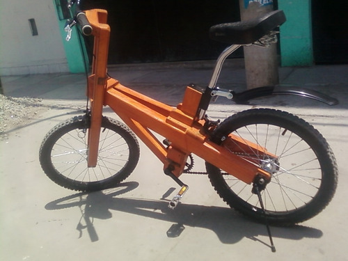 Imagen 3 de 10 de Bicicleta De Madera Con Pedales
