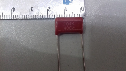 Kit Com 2 Capacitor Poliéster 104k 0,1uf || 100nf || 400v