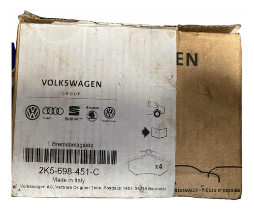 Balatas Traseras Audi Q3 2015-2018 2k5698451c (originales)
