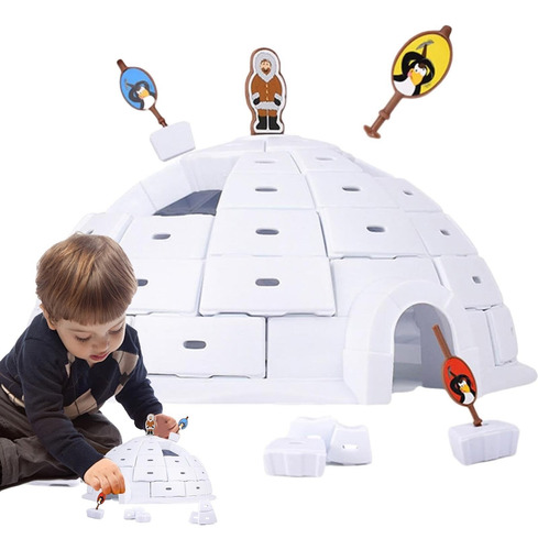 Pingüino Iglú Demolición Modelo De Hielo Juguete Educativo