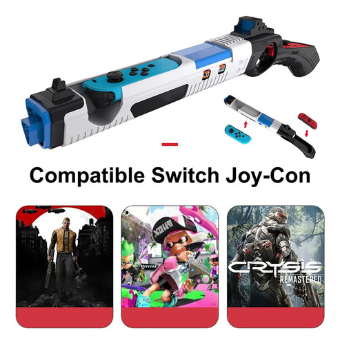 ` . Pistola De Tiro For Switch Accesorios Joy-con Juego De
