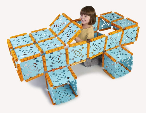 Imagen 5 de 9 de Juego De Bloques De Construccion Rompecabezas Gigante Heber