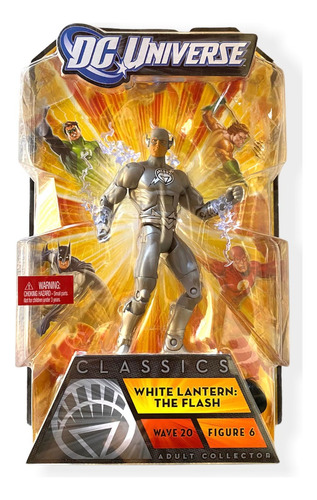 Figura De Acción Dc Universe Classics Flash White Blanco