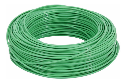 Fio Cabo Eletrico 2,5mm 50m Verdes Sil Cor da cobertura Verde