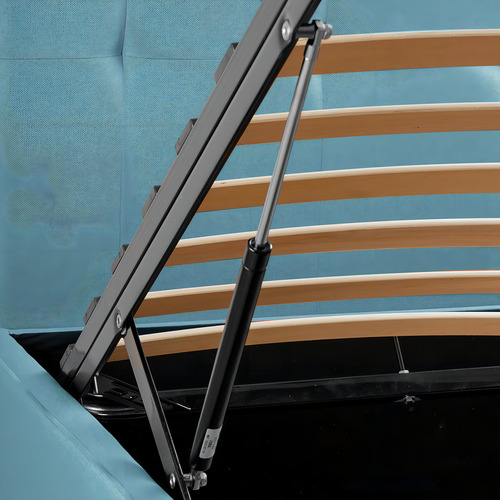 Base Para Colchón Queen Size Roomi Explorer C/ Almacenaje Rs Color Azul