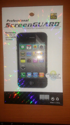 Lamina Protectora Pantalla Transparente iPod Touch 2g/3g