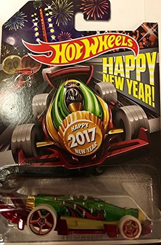 Vehículo 2017 happy New Año Carbonator (botella Coche)verde
