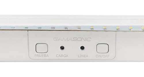 Imagen 3 de 5 de Luz Emergencia Luminaria Recargable 10h 90led Gamasonic Gs90