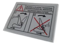 Comprar Calco Peugeot 206 Y Otros Modelos \u002F Asiento