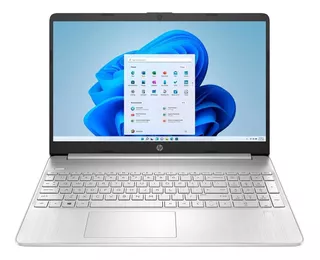 Laptop Hp Intel Core I5 15.6 8gb 256ssd Natural Silver