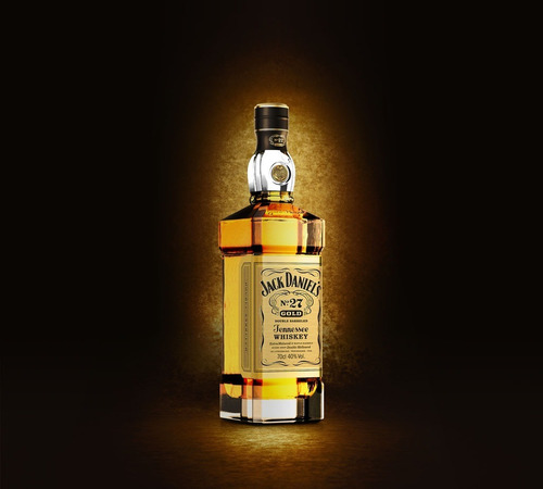Imagen 6 de 9 de Whisky Jack Daniels Gold Nro 27 700ml En Estuche