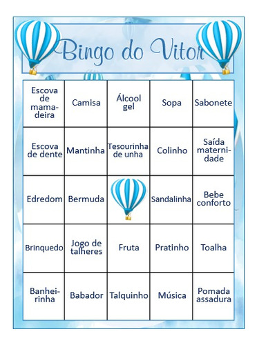 Bingo P/ Festa De Crianças Imprima Vc Msm Promoção F Grátis