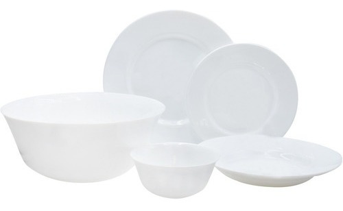 Imagen 2 de 7 de Vajilla + Bowl Ensaladera Everyday Luminarc 6 Personas 25pz