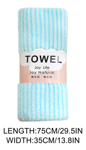 Toallas De Terciopelo C, Toallas Absorbentes A Rayas Gruesas