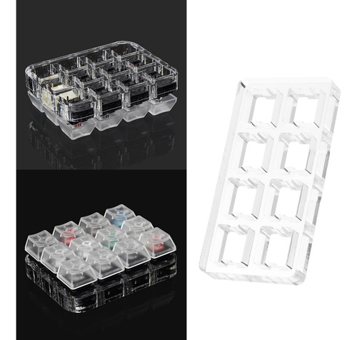 3 Placa Acrílica De Base Transparente Para Tablero 2x4