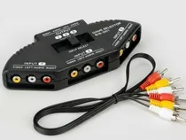 Comprar Selector Switch Audio Video 3 Entradas 1 Salida Rca Video