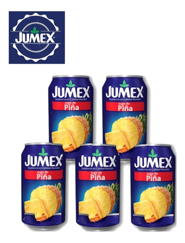 Jumex Bandeja Con 12 Unid De 335ml Sabor Piña