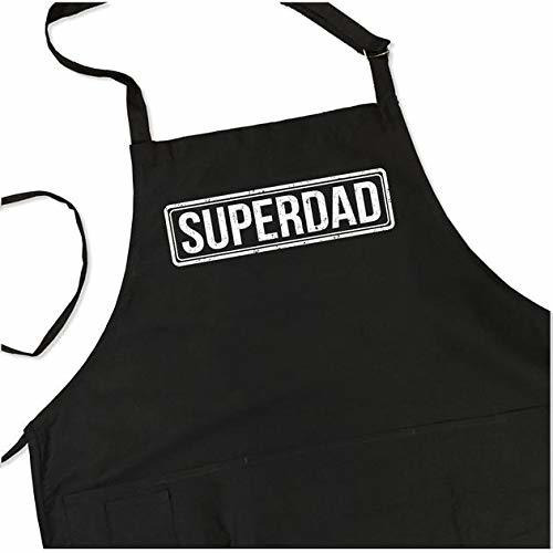 Delantal Super Papá Bbq - Ajustable - 1 Tamaño - Apronmen