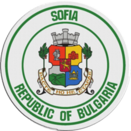 Parche Escudo Circular Bulgaria Sofia