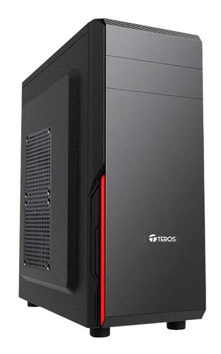 Case Teros Te1073n Midtower Atx 250w Usb 3.0/2.0 Audio Negro