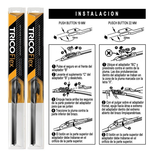Escobillas Limpiaparabrisas Mercedes Benz Clase E 2009-