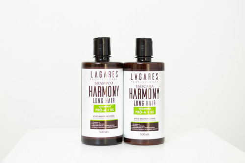 Kit Crescimento Shampoo E Mascara Long Hair 500ml Lagares