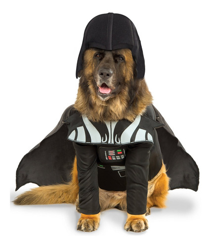 Disfraz de Darth Vader Deluxe para mascota Star Wars Talla M perro Rubies 885900-M 