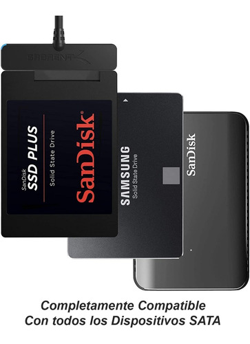 Cable Adaptador Sabrent Usb 3.0 A Ssd/disco Duro Con Acronis