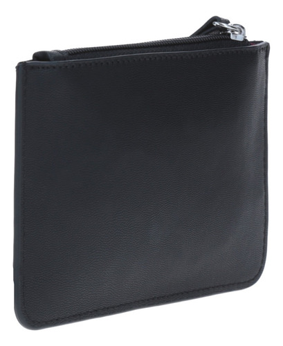 Cartera Monedero Chenson Gorett Thinker Para Dama Llavero Color Negro Diseño De La Tela Liso