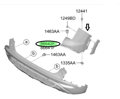 Corner Tras Derecho Para Original Hyundai Creta 2020 2024