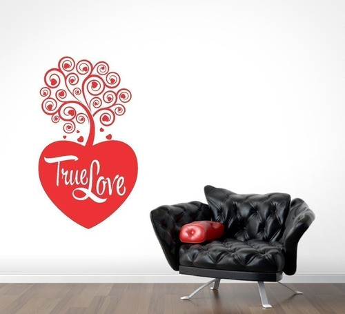 Vinilo Decorativo Frase True Love