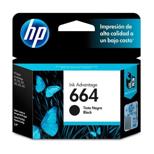 Cartucho Original  Hp - Ink Cartridge - Black 664