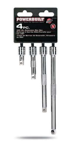 Powerbuilt 3/8 Dr.4 Piezas Barra De Extensión Conjunto 1-3/4