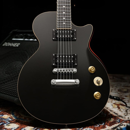 Kit Guitarra Les Paul Donner Dlp-124 Cor Dlp-124 Preto